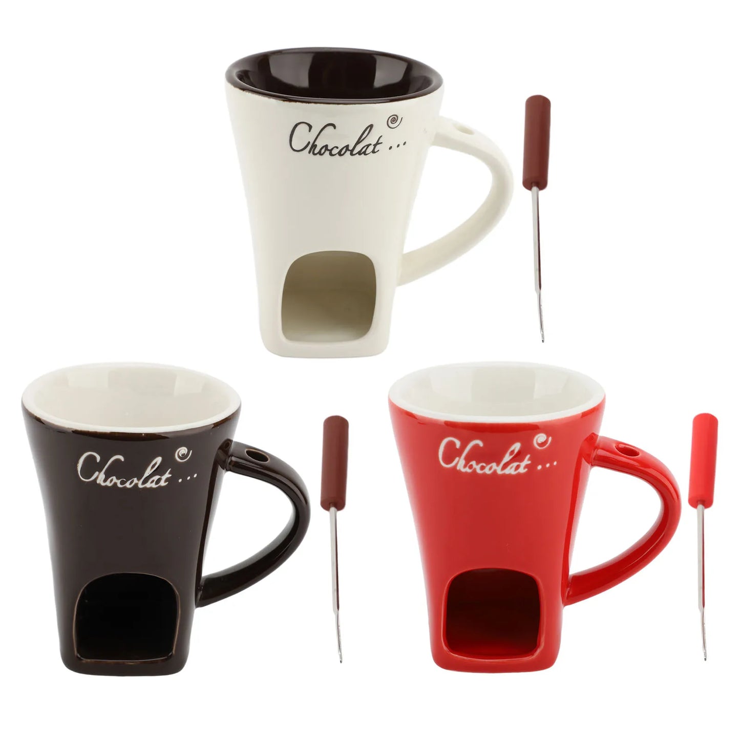 Taza Fondue de Chocolate con Vela – Derretidor de Cerámica, Perfecta para Regalar