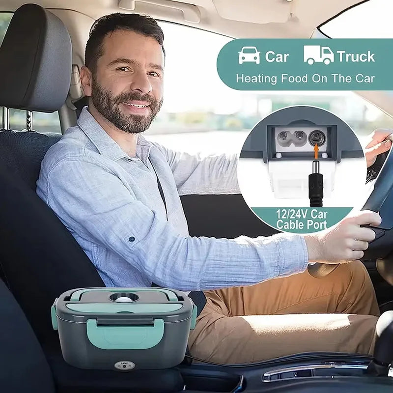 Lunch Box Eléctrica 1,5 L – Calienta tu comida sin microondas