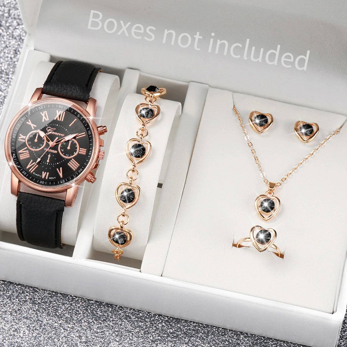 Set Elegante de Reloj y Joyas – El Regalo Perfecto para San Valentín